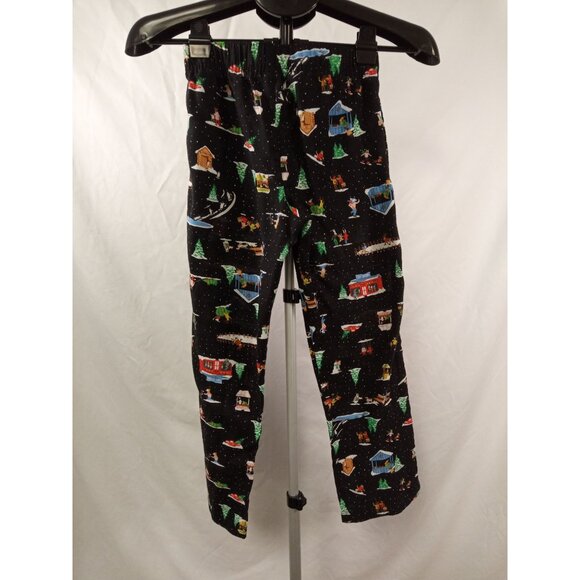 Old Navy Kid's Unisex I Love Snow Pattern Flannel Pajama Bottoms/Pants Size M(8) - Picture 2 of 3